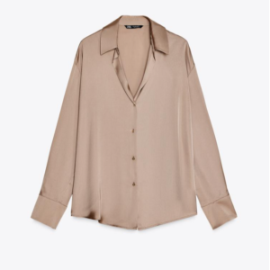 BASIC SATIN SHIRT