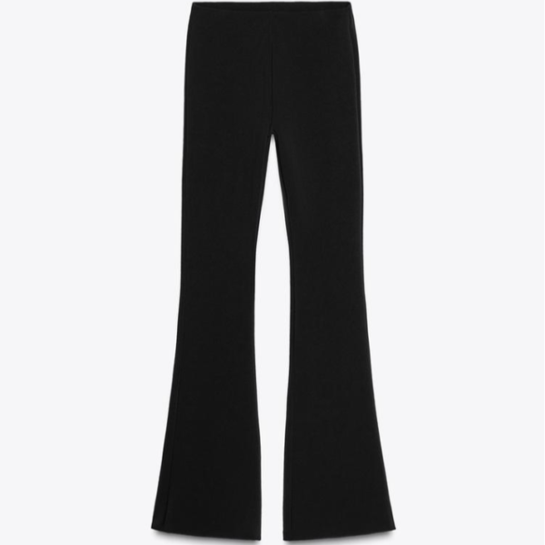 STRETCH FLARE TROUSERS