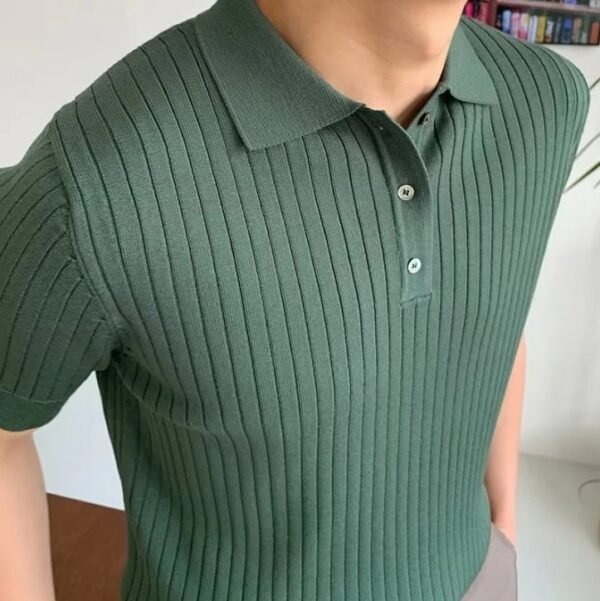 Gimcheon Knitted Polo Shirt - Image 2