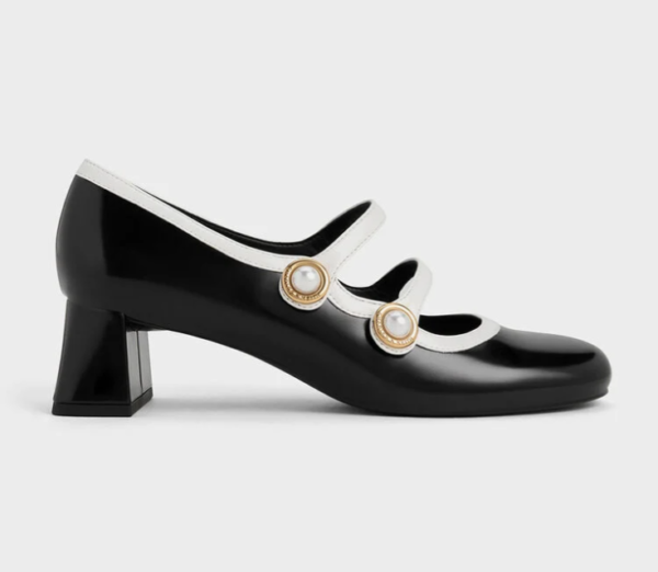Pearl Mary Jane Pumps