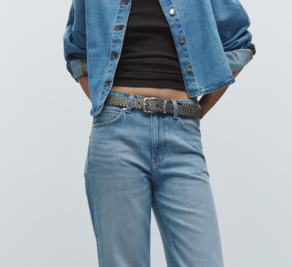 STRAIGHT HIGH WAIST JEANS - Image 4