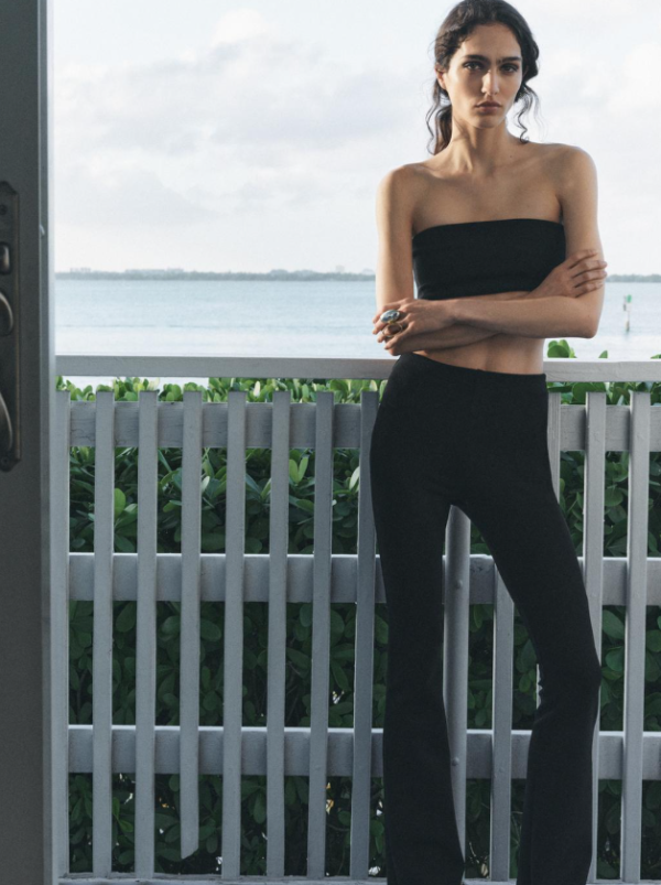 STRETCH FLARE TROUSERS - Image 4
