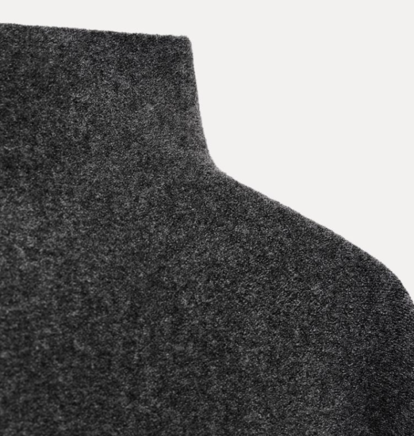 ASYMMETRIC KNIT CAPE - Image 2